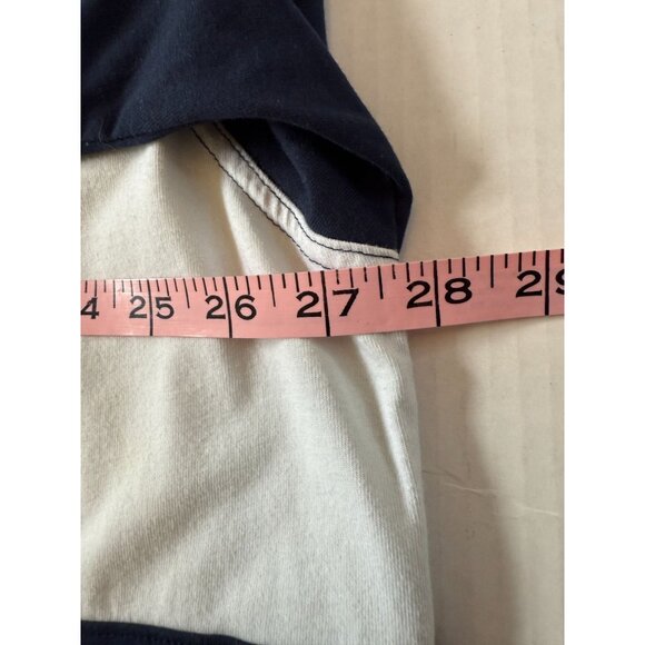 Mix & Max Woman Plus Size 26W 28W Nautical Embroidered T-Shirt Navy Coastal - Picture 7 of 10